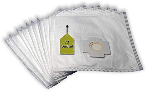 20 bolsas de aspiradora compatibles con SOLAC 906, 20 bolsas de aspiradora + 4 microfiltros + 4 filtros de motor compatibles con bolsas Swirl Z110