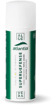 Atlantia Superdefense Creme | Feuchtigkeitsspendende Körpercreme | Hautreparatur Creme | Mit 100% purer und biologischer Aloe Vera | 200 ml