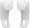 Integra White Plastic Curtain Track Glider Hooks – Sliders for Window or Shower Rails (Pack of 20)