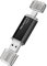Clé USB C 128 Go Type C 2.0 Clé USB Flash Drive 2 en 1 avec capuchon Clé USB avec lumière LED pour Smartphones, Tablettes, PC, etc. Stockage externe de données
