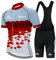 HOMTOL Radtrikot Set Herren Kurzarm Fahrradtrikot Rennrad Trikot Radhose Trägerhose trikot set Fahrradbekleidung Atmungsaktiv schnelltrocknend mit Gel Sitzpolster Damen für Radfahren MTB