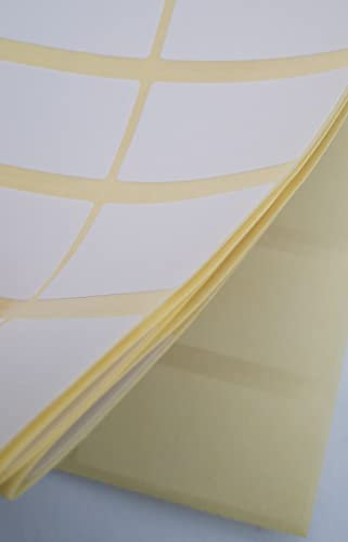 200 Labels Stickers Multi Purpose. Small Sticky Labels, 50 x 25mm / 2 x 1'' Self Adhesive White Labels. Supplied Flat (21200)
