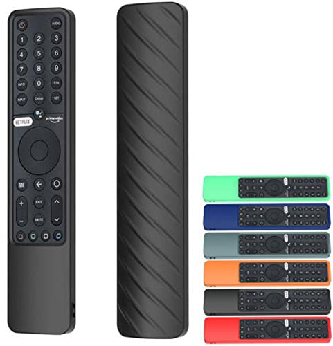Keptfeet Funda para XAOMIS MITV P1/P1E/Q1/Q1E Smart TV, Funda Silicona con Control Remoto por Voz, Funda Protectora a Prueba Golpes y arañazos