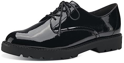 Tamaris Damen 1-1-23605-41, Oxford Mujer, Black Rose Met, 36 EU
