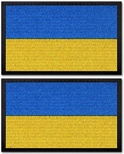 Stakee Ukraine Bestickter Patch 2pcs Ukrainische Flagge Applique Gelbblaues Badge Patch Für Kleidung Rucksack Dekoration