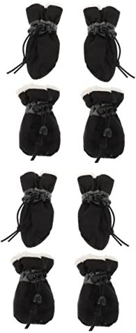 Mipcase 8 STK Schuhüberzüge Für Haustiere Hundeschuhe Für Große Hunde Schneeschuhe Für Welpen Stiefel Für Schlittenhunde Schneeschuhe Für Haustiere Warm Stoff Großer Hund Schneestiefel