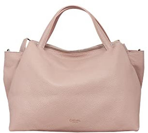 Cheval Firenze Borsa a Mano Algedi, Vera Pelle Made in Italy (Rosa Cipria)