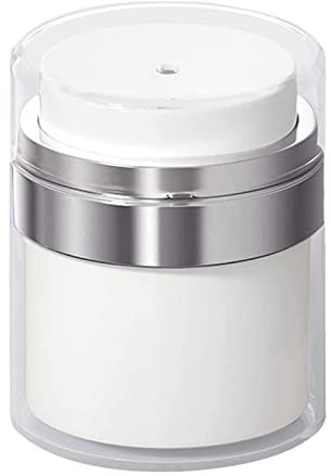 LINGJIONG Airless Pump Bottles, Vide Cosmetic Cream Jar Vacuum Bottle Dispenser, Refillable Drunk Elephant Container, Portable Flacon Voyage Container For Lotions (100ml) 1.0 unité