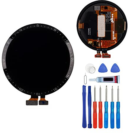 E-YIIVIIL Nuovo display di ricambio compatibile con Huawei Watch GT2 46 mm Smart Watch LCD Display Touch Screen Assembly with Tools
