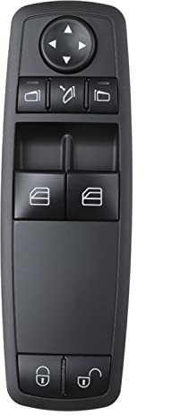 GEEANDLY Interruttori a pulsante per auto Pulsantiera Finestra A1698206510 Compatibile con Classe A W169 A160 A180 Classe B W245