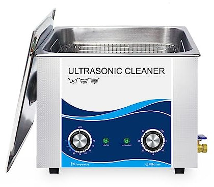 Commercial Ultrasonic Cleaner, 10L 360W Ultrasonic Jewelry Cleaner with Heater And Timer for Jewelry, Denture, Coins, Metal Parts