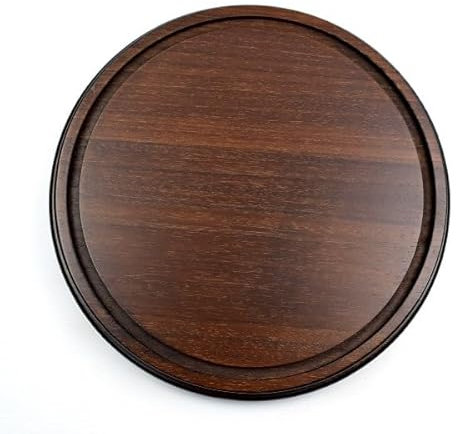 EMH Dark Brown Wooden Base 40 cm for Glass Dome Diameter 35 cm