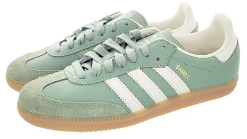 adidas Samba OG Damen White Energy Ink Gum Größe, Silk Green Gum, 11 US