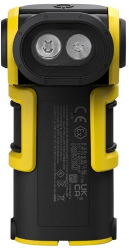 Ledlenser LED-Handlampe EXC6R ATEX, mit Ladegerät 502406 (Leuchte Taschenlampe Taschenleuchte) Schutzart: IP68/Ex-Schutz: ATEX/Ex-Schutz Staub: Ex ib IIIC T135°C Db/Ex-Schutz Gas: Ex ia IIC T4 Ga