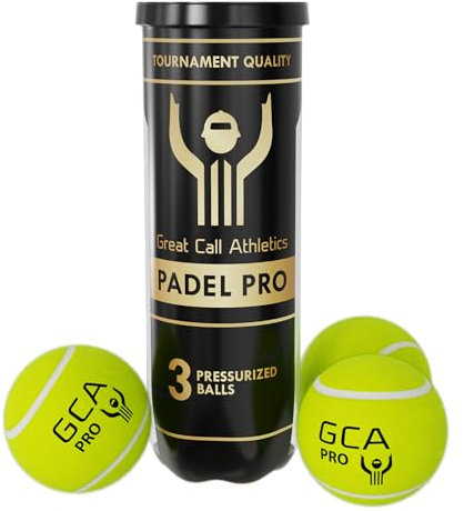 Great Call Athletics Padel Pro Bälle | Professionelle Turnierqualität | 3 Bälle können unter Druck stehendes Performance-Spiel für Schläger (1)
