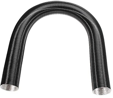 Canal de chauffage de voiture - 90 mm - 200 cm - En aluminium - Tuyau d'échappement - Pour voiture, air diesel