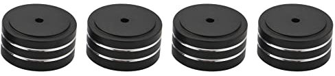 JIVIMOCO 4 Piedi 40X20 Mm nel Alluminio HiFi AMP Altoparlante Stand di Supporto Giradischi Giradischi
