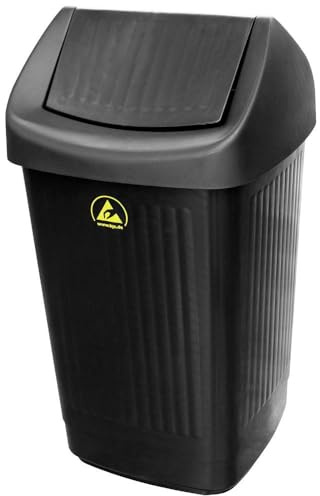 BJZ A-35059 ESD Papierkorb 50 l (B x H x T) 360 x 650 x 360 mm Kunststoff Schwarz 1 St.