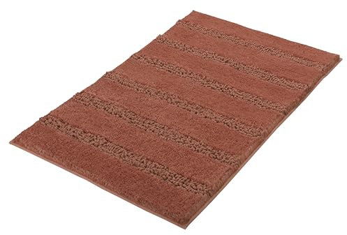 Kleine Wolke Badteppich, Polyester, Terracotta, 60x100cm