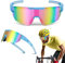 Fentar Fahrradbrille Damen Herren, Schnelle Brille UV 400 Schutz, Sportbrille Polarisiert, Radbrille mit Komfortablem Nasenpad, Radbrille Laufbrille, Sport Sonnenbrille für Skifahren Radfahren Angeln