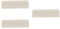 Parliky 3pcs Ox Bone Mandolin Nut Replacement Durable String Nuts for Enhanced Tone Easy Install for Various Mandolins Professional Luthier Parts White Color
