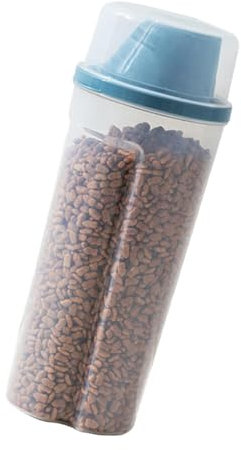 Cat Food Storage - Transparent Pet Dry Food Container | 1500ml Dog Food Storage Bin | Easy Pour Pet Feeding Food Bin | Dog Food Container Household Cat Food Storage Bin For Cat, Dogs, Kitten