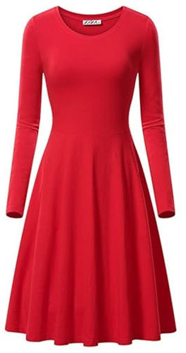 Ladies Long Sleeve Dresses Slim Tunic Dresses Homecoming Dresses for Juniors Crew Neck Formal Prom Party Evening Gowns Modest Maxi Long Fall Summer Dresses 2024 M