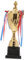 MOTHNUR Coppa del in Metallo 35 5 Cm di Gioco Basket Competizione Sportiva Premio Sforzo
