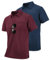 SwissWell 2er Pack Poloshirt Herren Kurzarm Golf Polo Shirt Männer T-Shirt Atmungsaktiv Polohemd, Burgunderrot+Marineblau M