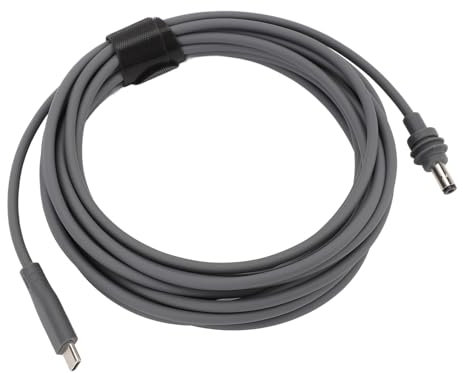 Mini-Kabel, Ersatz-Verlängerungskabel für Mini DC-zu-USB-C-Stromkabel, Satelliten-DC-zu-Typ-C-Stromkabel für Mini, Plug and Play (10m)
