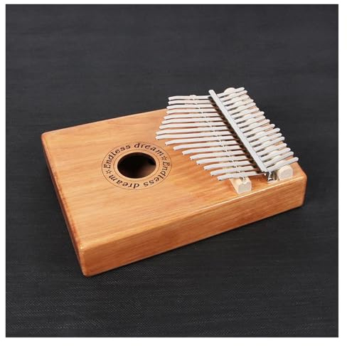 Kalimba Musikinstrumente 17 Tasten Kalimbas Akazie Mahagoni Daumenklavier(Mahogany)