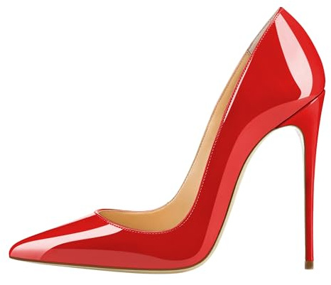 EDEFS Elegante Damen Pumps mit Stilettoabsatz Geschlossene Spitze Zehe und 4,5 Zoll Hohem Absatz Ideal für Mode Party Büro und Einen Touch Hinzuzufügen