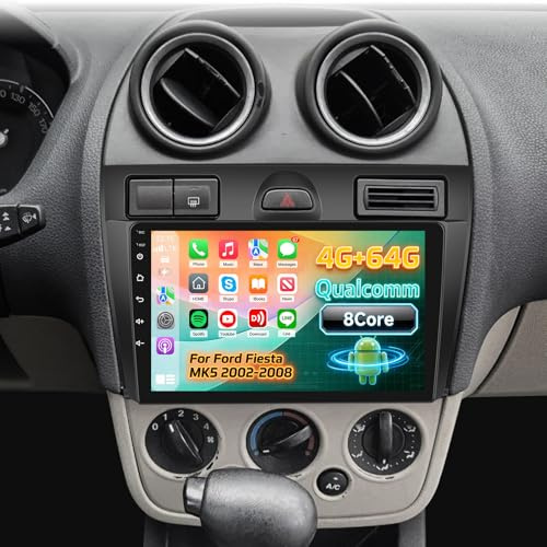 [Qualcomm 8 Core 4+64G] Android 15 Car Radio for Ford Fiesta MK5 2002-2008