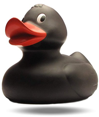 XXL-Badeente Amelie schwarz 31cm I Quietscheente I DUCKSHOP