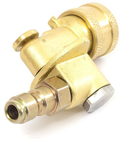 ✦ Pivot Coupler Attachment for Pressure Washer ✦ Adjustable Angle and Quick Connection Coupling ✦ ¼” QC–M / ¼” QC-F