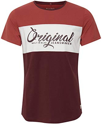 Blend BHNero Herren T-Shirt Kurzarm Shirt Rundhals-Ausschnitt