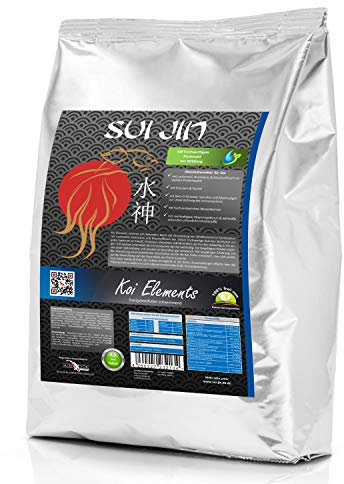 SUI JIN Teichprodukte Koi Elements Koifutter Kräuter + Immun für Koi Fisch Futter (5kg)