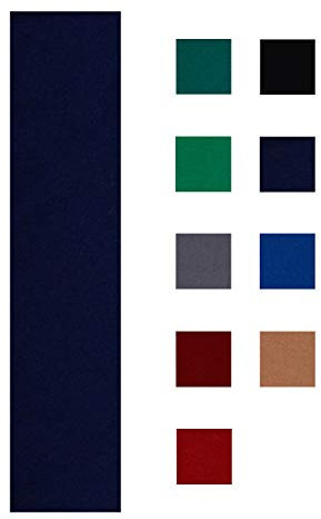 Accuplay Vorgeschnittener Billard-Tischfilz für Billardtische, 567 ml, 204 cm oder 22,9 cm, englisches Grün, Fichte, Blau, Hellbraun, Schwarz, Marineblau, Rot, Grau Burgunderrot, navy, For 8' Table