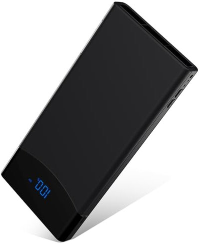 Telecamera Spia, Mini Telecamera Nascosta Sicurezza 10000mAh Portatile Videocamera,della del Movimento/Visione Notturna/Funzione di Rilevamento della Gravità(32 GB integrati)