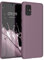kwmobile Hülle kompatibel mit Samsung Galaxy A71 Hülle - weiches TPU Silikon Case - Cover geeignet für kabelloses Laden - Grape