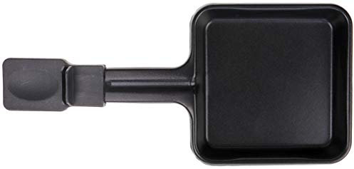 1x Raclette Pfännchen 23178 10x10cm, Griff Extra Lang, Universell für Raclettes (Maße siehe Text)