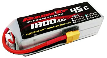 Roaring Top 18.5V 1800mAh 5S RC Batterien 45C Lipo Batterie with XT60 for RC Evader BX Car Truggy Truck RC Airplane Quadcopter Helicopter
