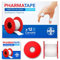 AIESI® Pansement adhésif en rouleau sur rouleau de papier hypoallergénique m 5x2,5 cm PHARMATAPE (Paquet de 12 pièces)
