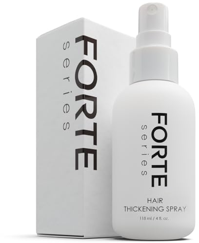 Hair Thickening Spray by Forte Series | Men's Hair Volume Spray | Hair Volumizer with Biotin Peptide Complex | Pre-Styler Hair Thickener, Volumizer, and Spray Texture Pump, (4 oz)