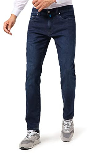 Pierre Cardin Straight Jeans für Herren, Dunkelblau, gewaschen, 34W x 32L