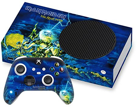 Head Case Designs Officially Licensed Iron Maiden Live After Death Graphic Art Vinyl Sticker Gaming Skin Decal Cover Compatible With Xbox Series S Console and Controller Bundle