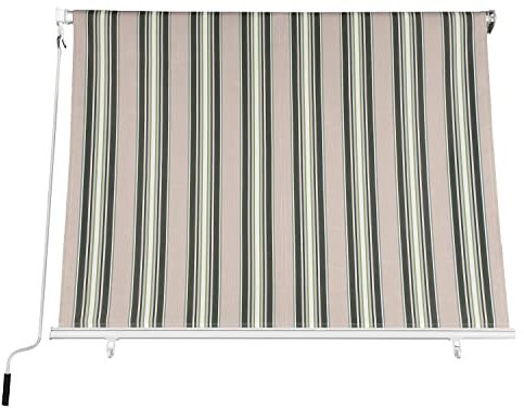 Briconess.com Tenda da Sole a Caduta Garden Deluxe Collection - 200x250 cm Yellow/Beige
