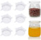 KHDULQ 6Pcs Silicone Lids, Reusable Food Covers, BPA Free Silicone Lids Universal Silicon, Keep Food Freshing, for Microwave, Freezer and Dishwasher Safe