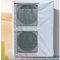 UTOYA Couvercle Du Climatiseur for L'extérieur, Couvercle Étanche, 600D Tissu D'Oxford Housse De Protection for 4-5-6-10P Mini Pompe À Chaleur Divisée Condenseur Compresseur (Color : Gray, Size : L9
