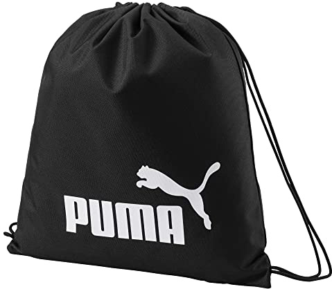 PUMA Turnbeutel Phase Gym Sack, PUMA Black, OSFA, 74943 (Packung mit 2)